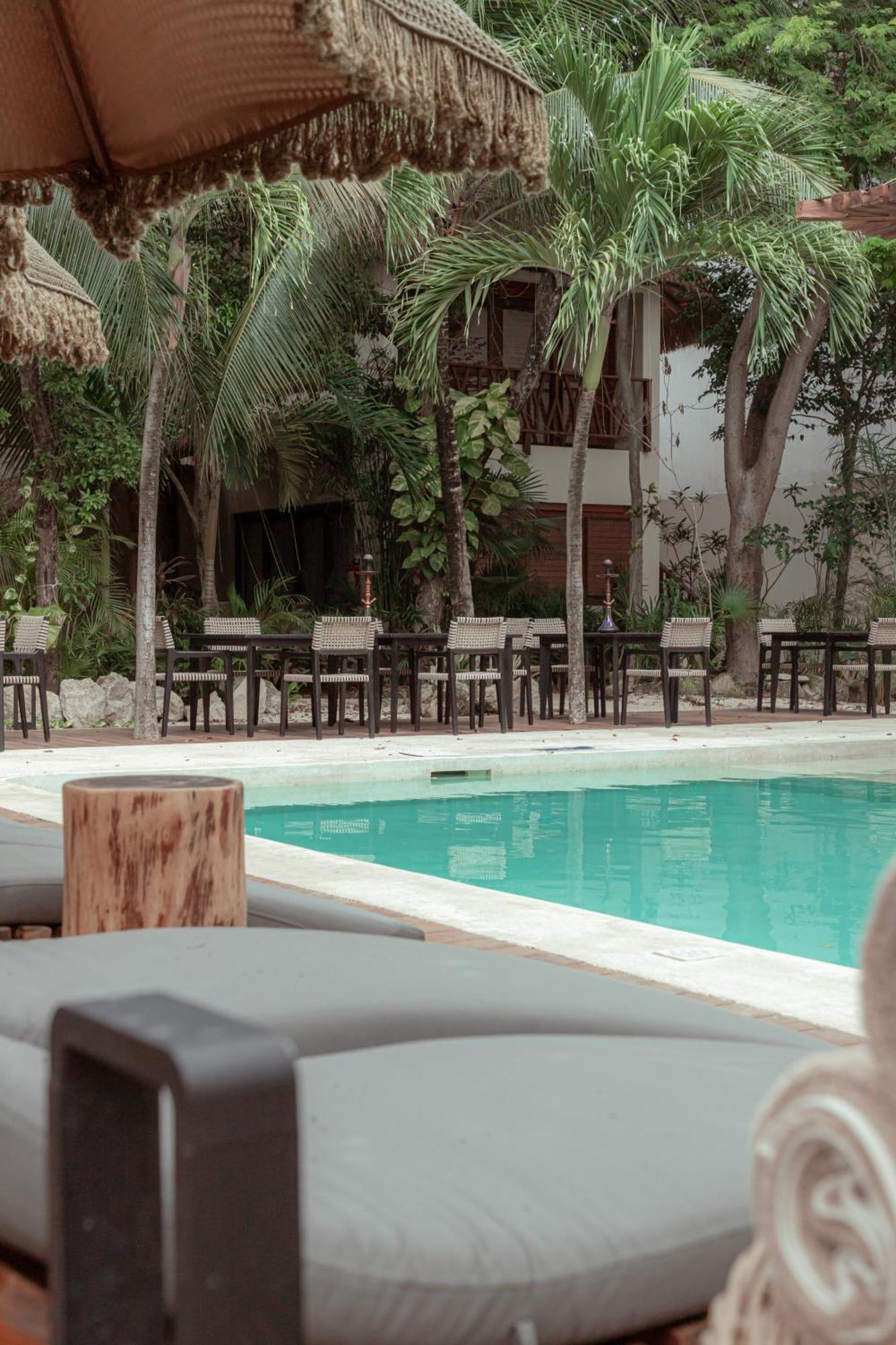 Prana Boutique Hotel Tulum Pueblo Buitenkant foto