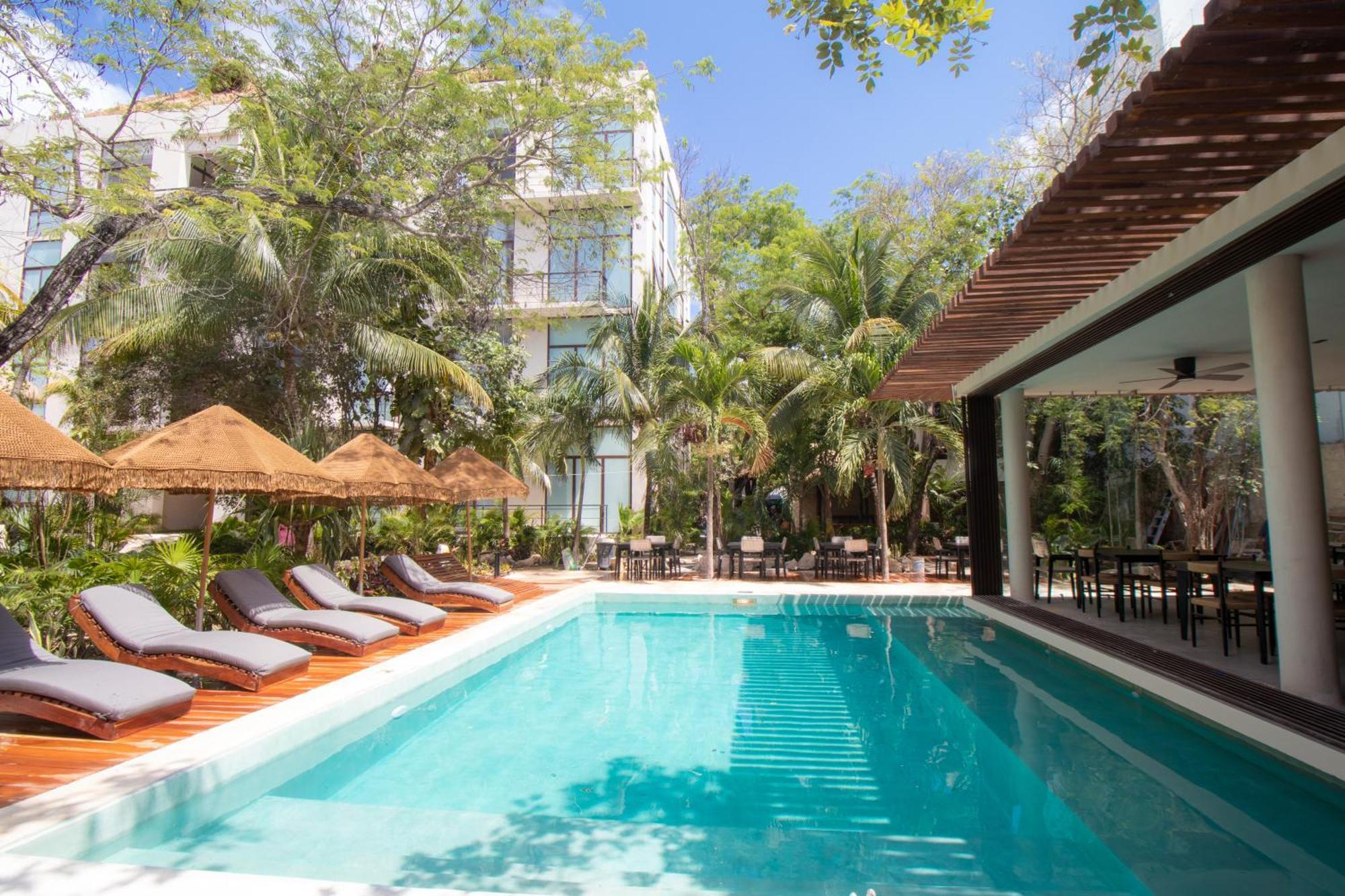Prana Boutique Hotel Tulum Pueblo Buitenkant foto