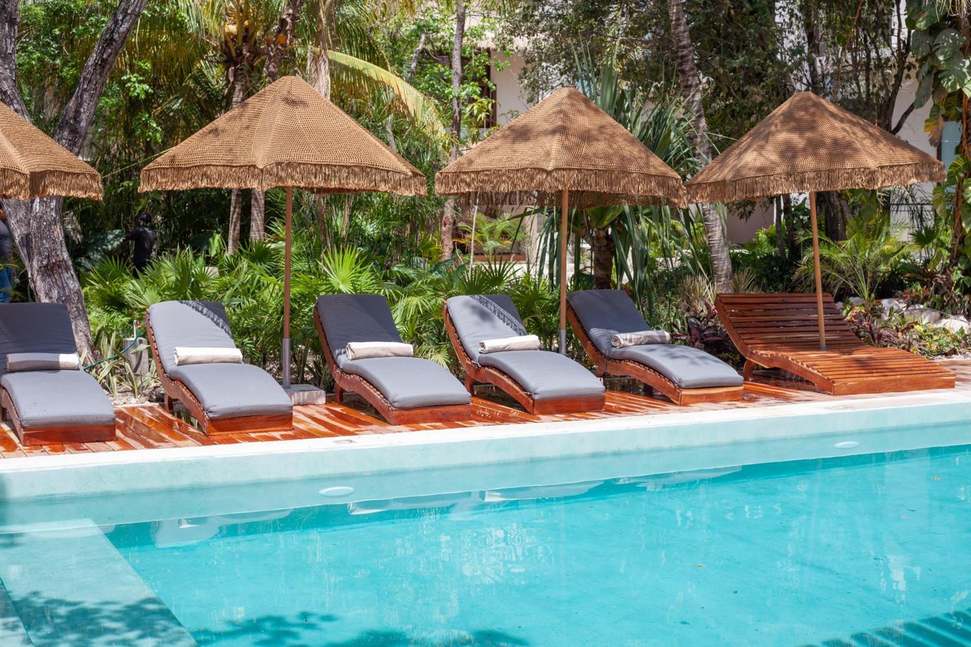 Prana Boutique Hotel Tulum Pueblo Buitenkant foto